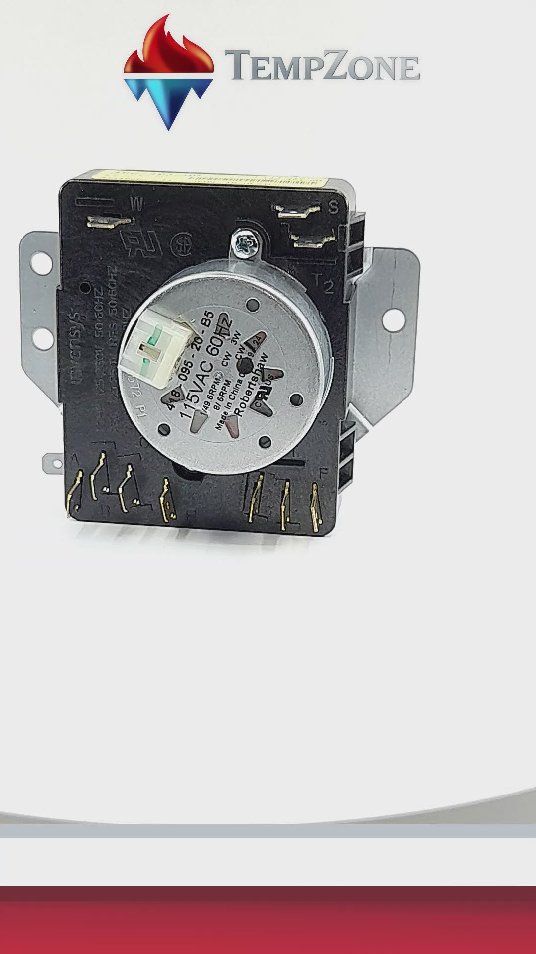 162-401-1-AM - Robertshaw - Temporizador Para Secadora Whirlpool