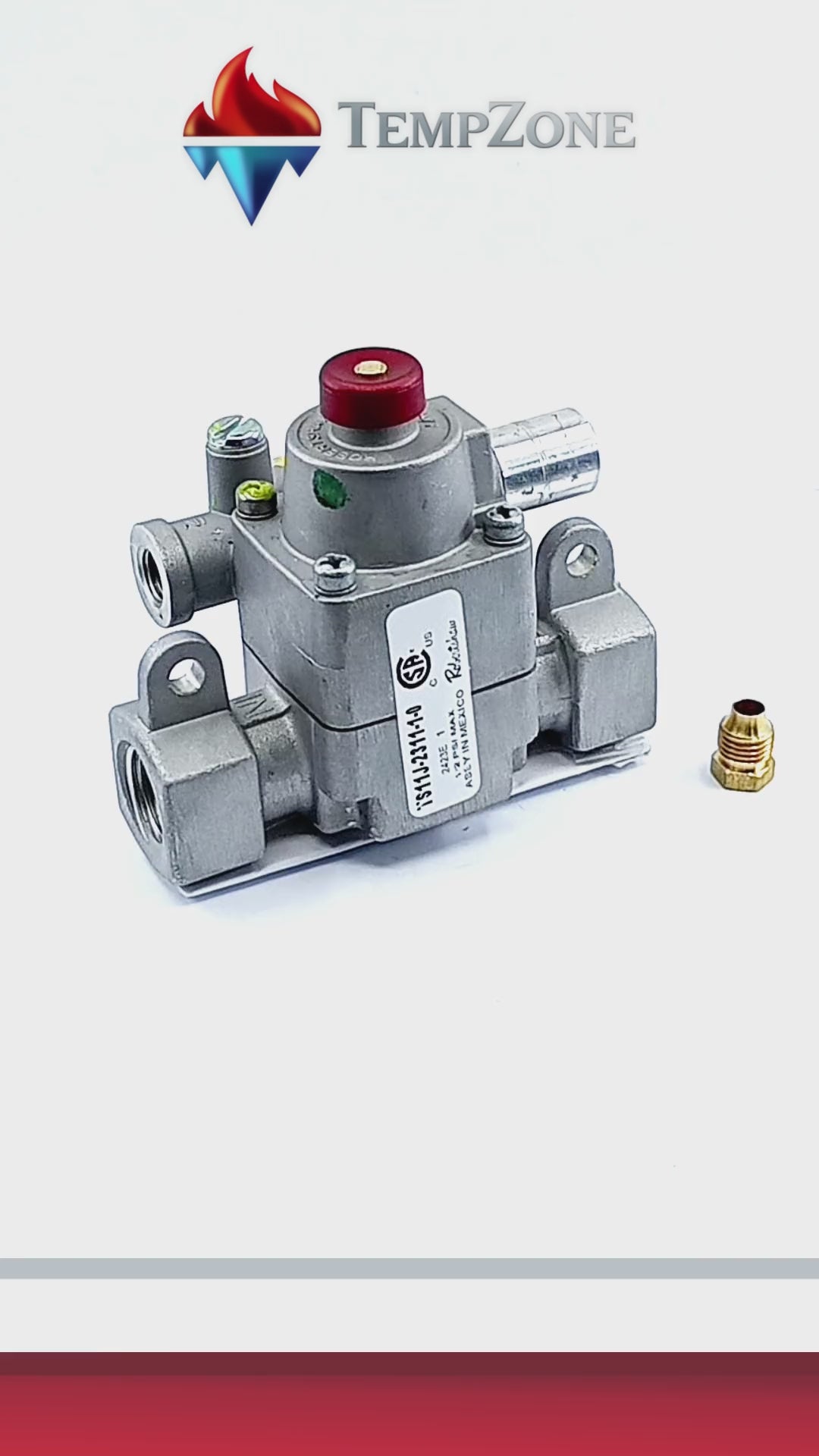 1720-007 - Robertshaw - Válvula pilostática magnética 1/2" NPT