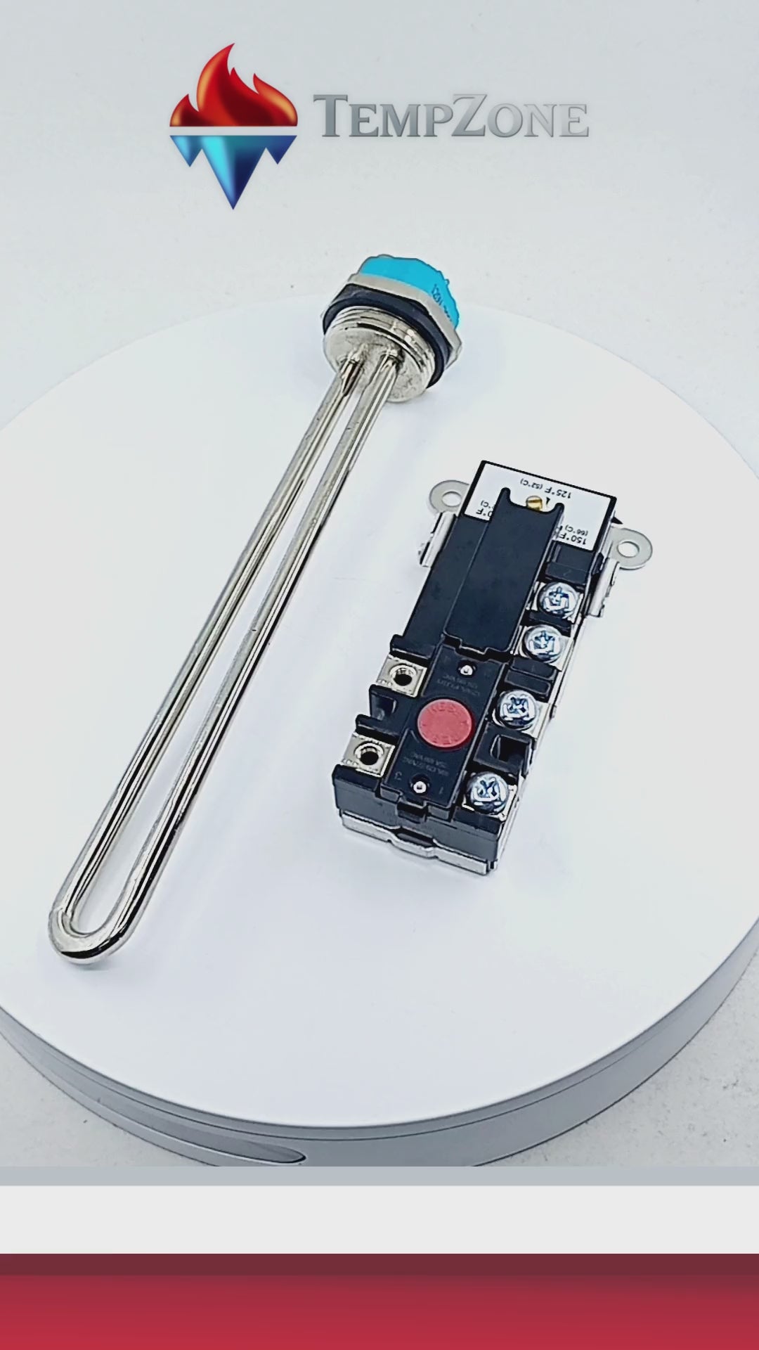 CC-2038 - Cooking Controls - Resistencia Y Termostato Boiler Electrico 2000w 120v 4 Pijas