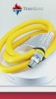 38-3132-72 - Dormont - Manguera amarilla forro PVC conexiones de 1/2