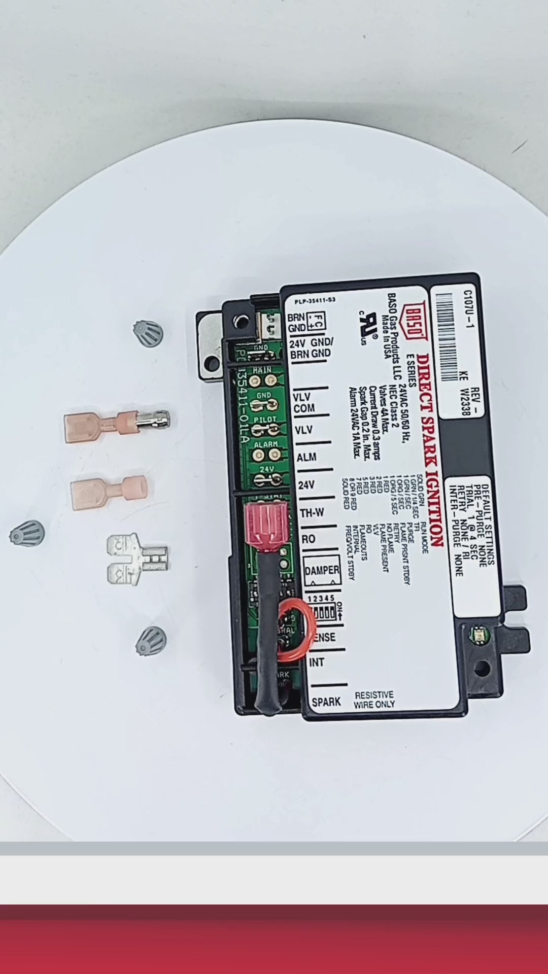 C107U-1 - Baso - Modulo de Ignición Universal de chispa directa