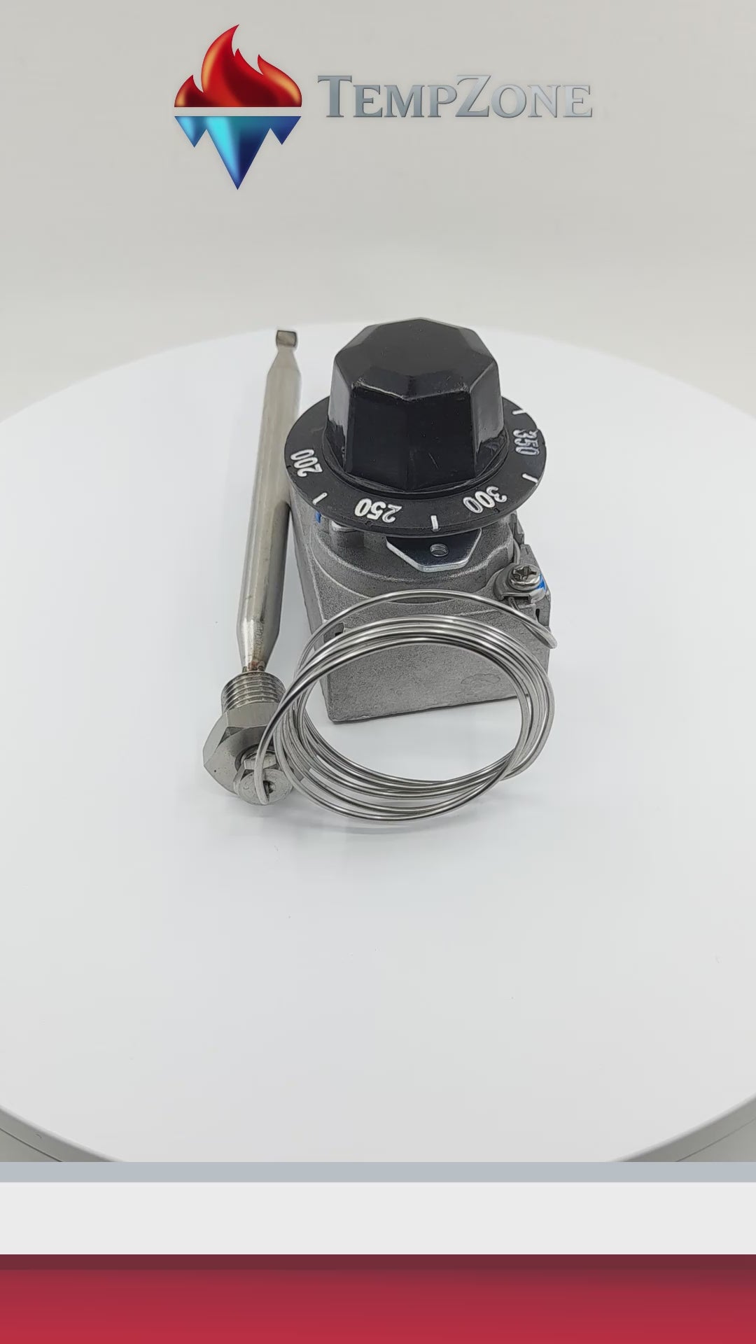 CC-1055 - Cooking Controls - Termostato Milivolts Universal Rango 200-400°F , 1/4 Npt
