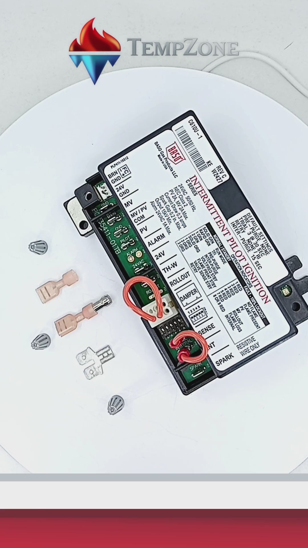 C610U-1C - Baso - Modulo de Ignicion Universal piloto intermitente