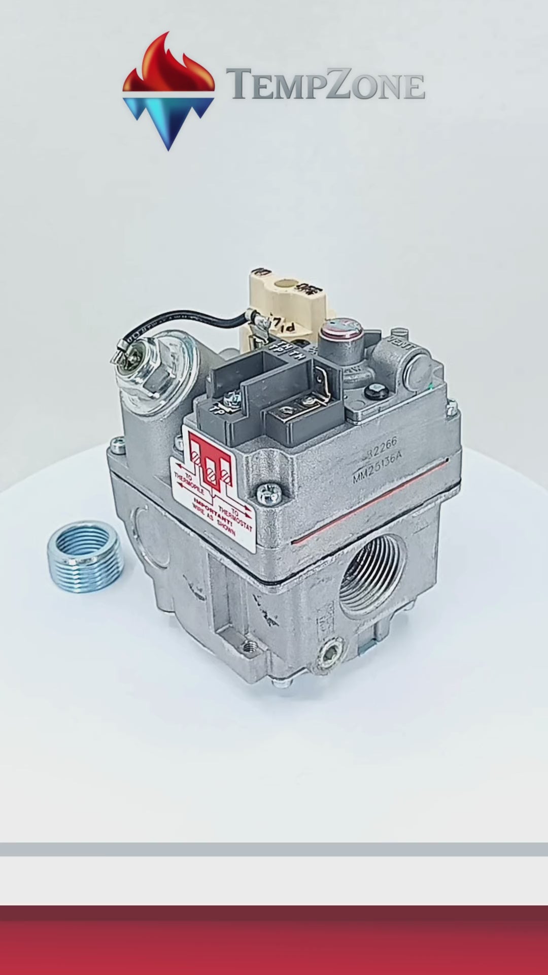 700-515 - Robertshaw - Válvula milivolts 3/4 npt gas LP serie 7000