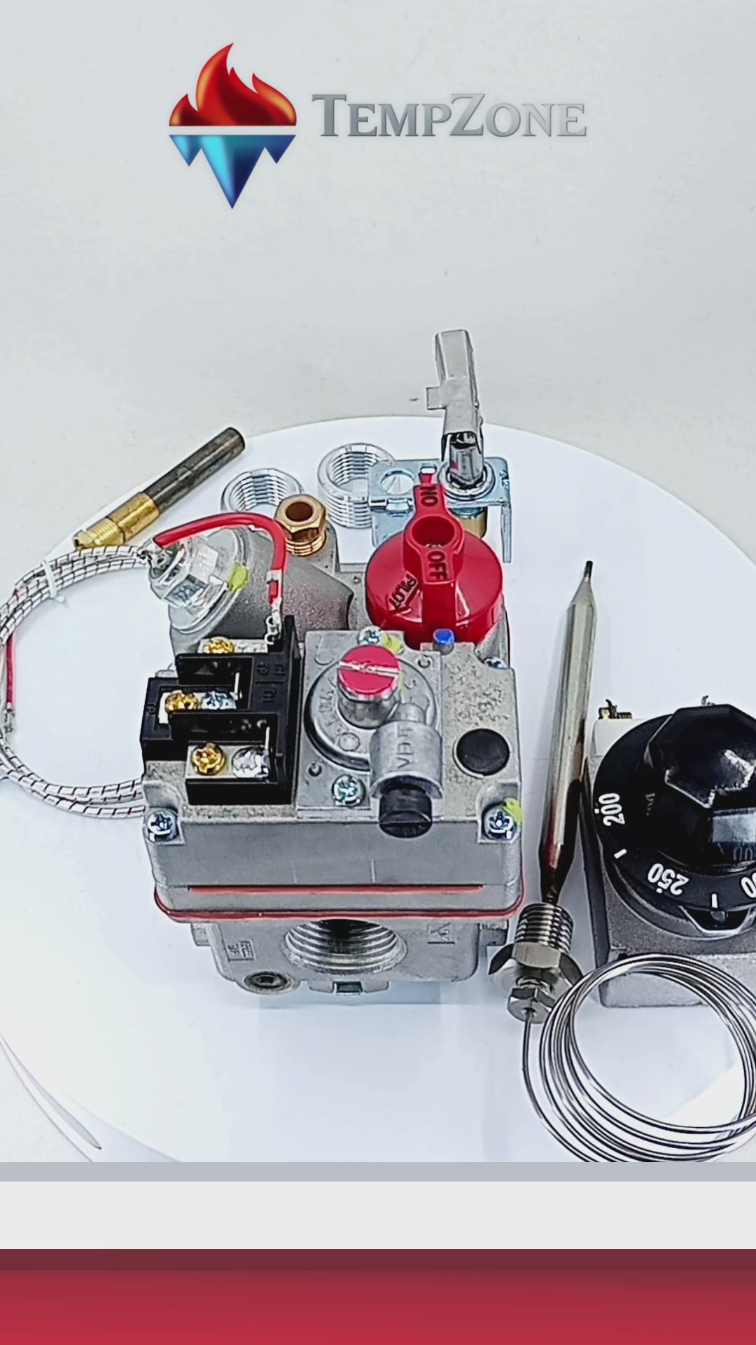 CC-2022 - Cooking Controls - Kit Freidora Valvula Milivolts Termostato Termopila Piloto