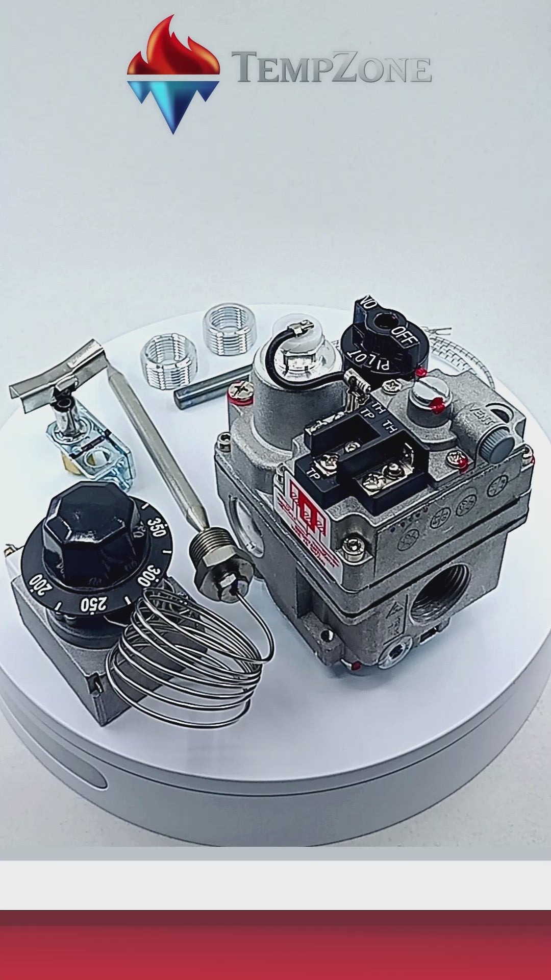CC-2023 - Cooking Controls - Kit Freidora Valvula Milivolts Termostato Termopila Piloto