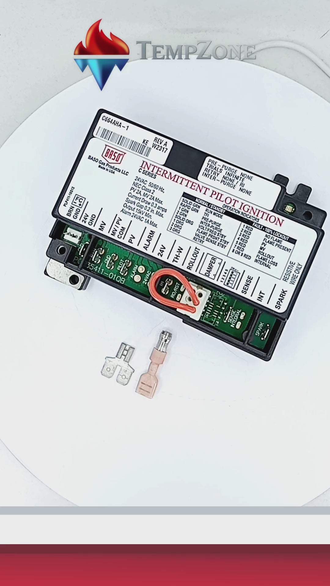 C664AHA-1C-Baso- Mdulo de Ignición Piloto intermitente