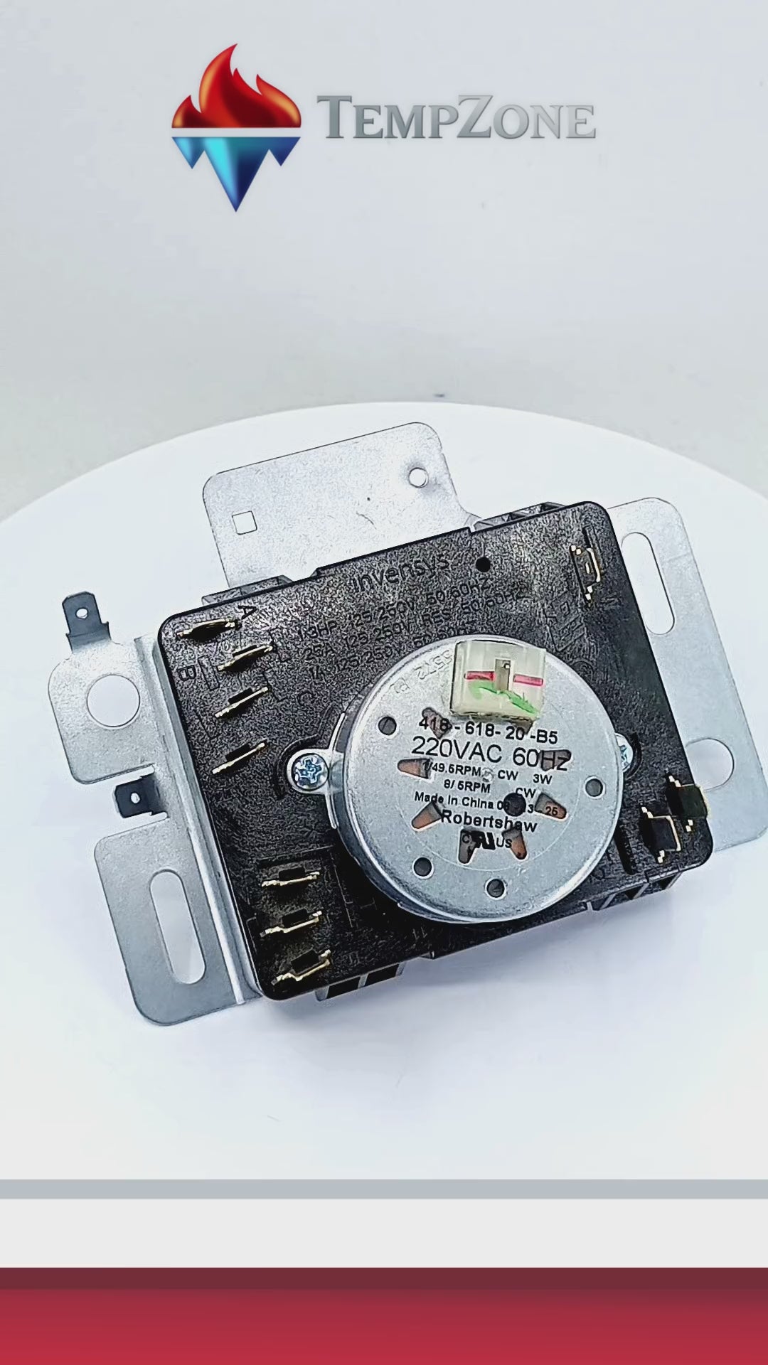 CDT-418 - Robertshaw - Dryer Timer replacement for W10436303