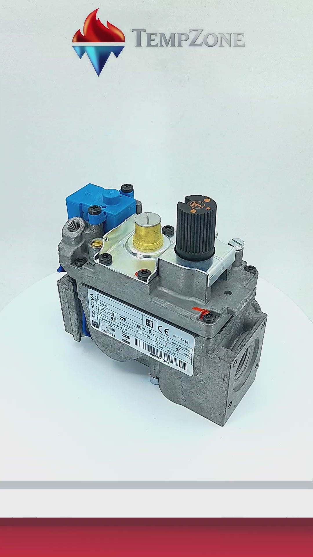 820060 - SIT - Valvula Horno Gas Novasit 820 Mac Sit 220vac