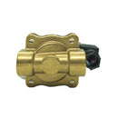 2W-1/2-220V - DeWit - Valvula solenoide para gas 1/2" NPT 110v NC, 0-150psi bronce