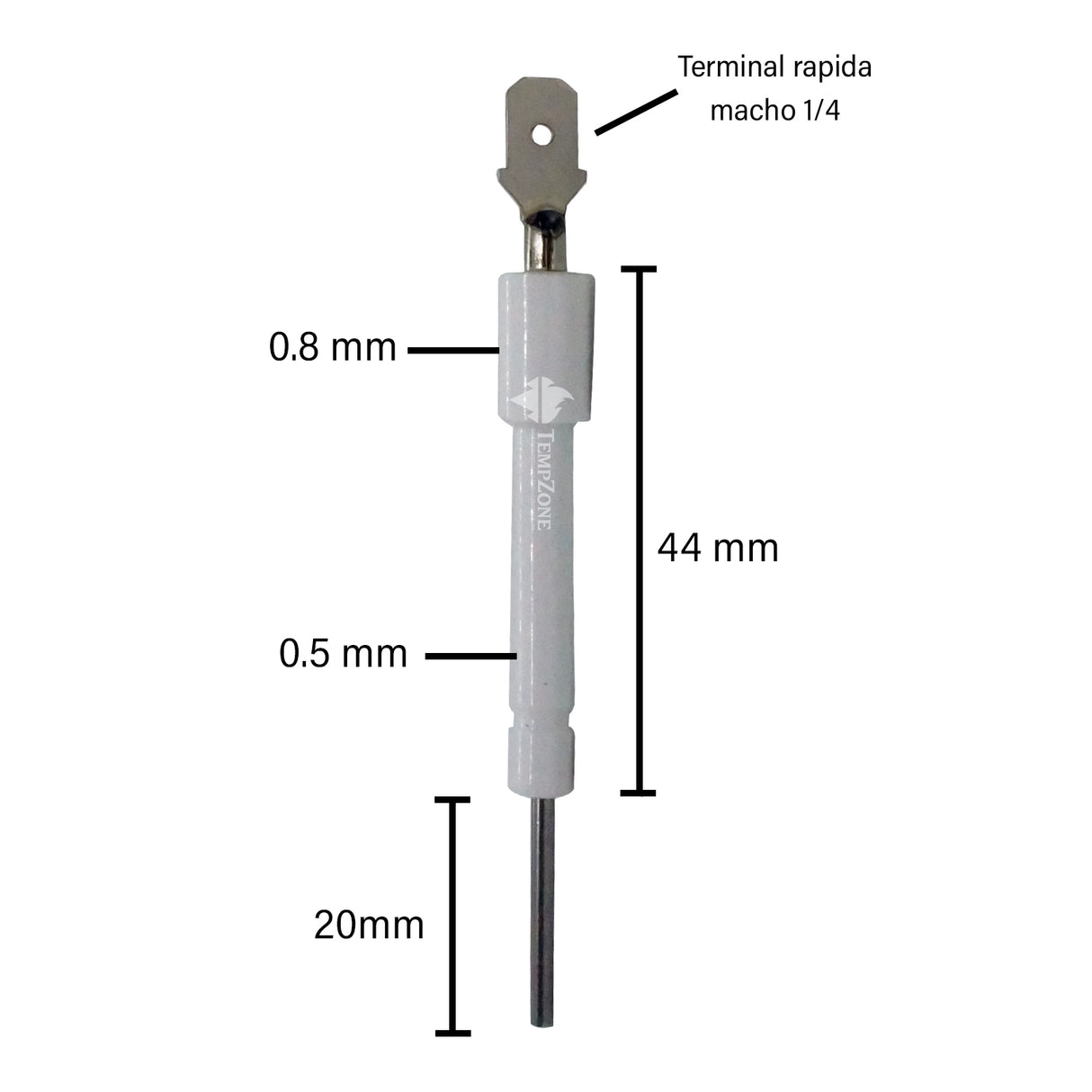 Sensor de Flama Universal para calefacción funcional Roberthaw 10-277