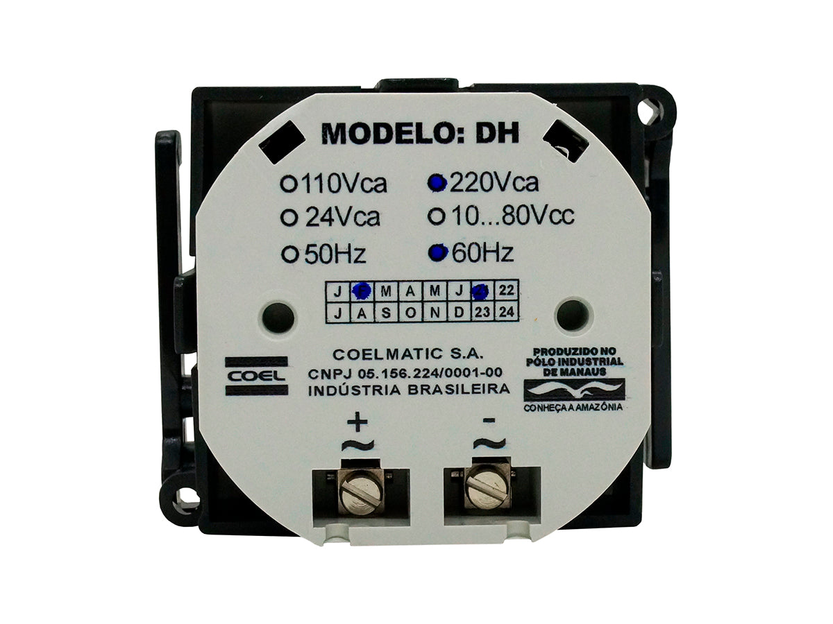 DH1/100-220 - Coel - Horometro totalizador de horas 220 Vac