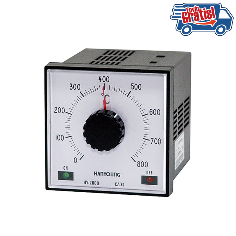 HY-2000-FJMNR07 - Hanyoung - Control de temperatura análogo 1/4 din