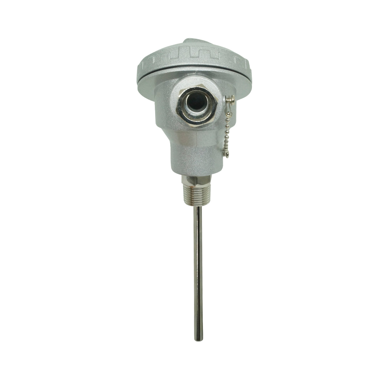 TK14X4R12C - Tempzone - Termopar tipo K  1/4  x 4   rosca 1/2  NPT cabeza marina y block