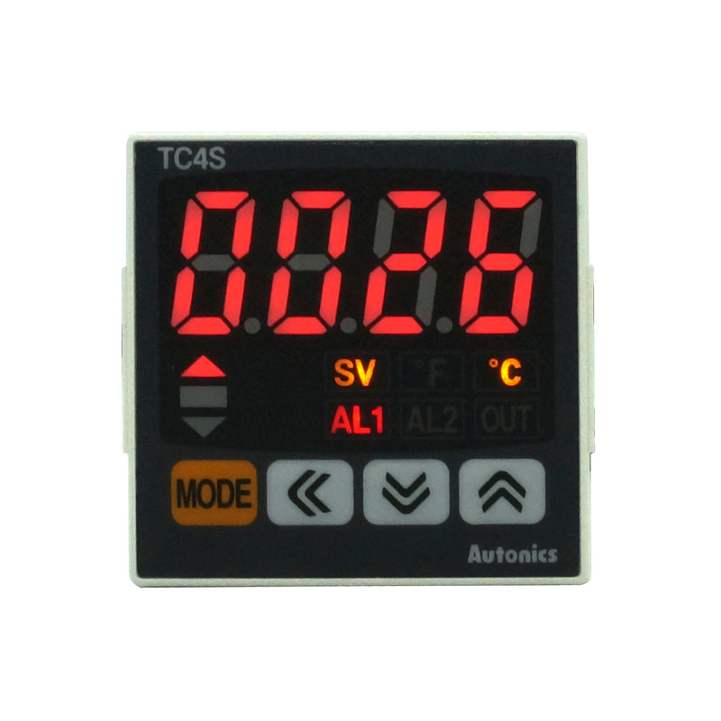 TC4S-14R - Autonics - Control de temperatura 48x48mm 1/16 DIN, ent. J,K,RTD, salIda relay+ssr 110/240v