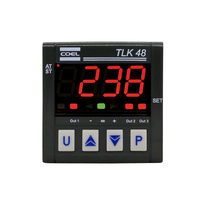 TLK48LCRR - Coel - Control de temperatura digital 1/16 din