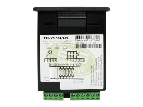 TO-751 - Full Gage - Control de temperatura y humedad horno pan sensor de humedad incluido