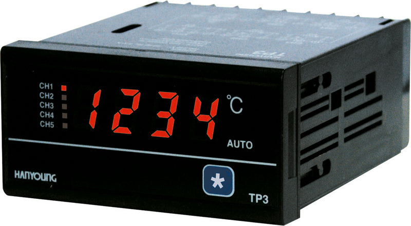 TP3KP4 - Hanyoung - Indicador de temperatura 5 canales 96x48