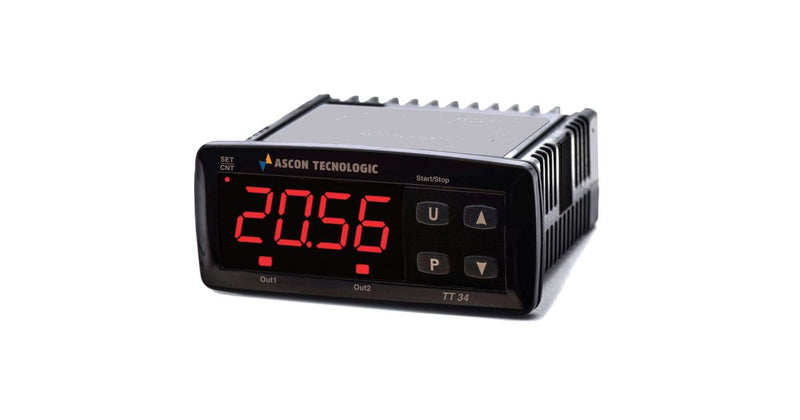 TT34HCRR - Ascon Tecnologic - Timer digital 75x32 24Vca/cd